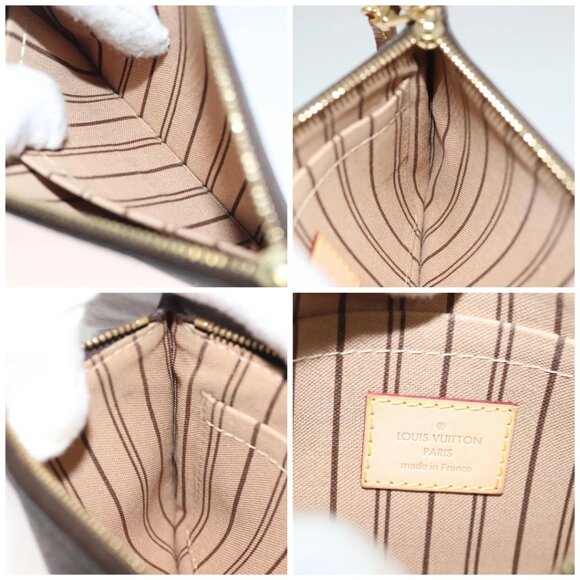 LOUIS VUITTON Monogram Neverfull PM Pouch Pouch LV - Picture 14 of 14